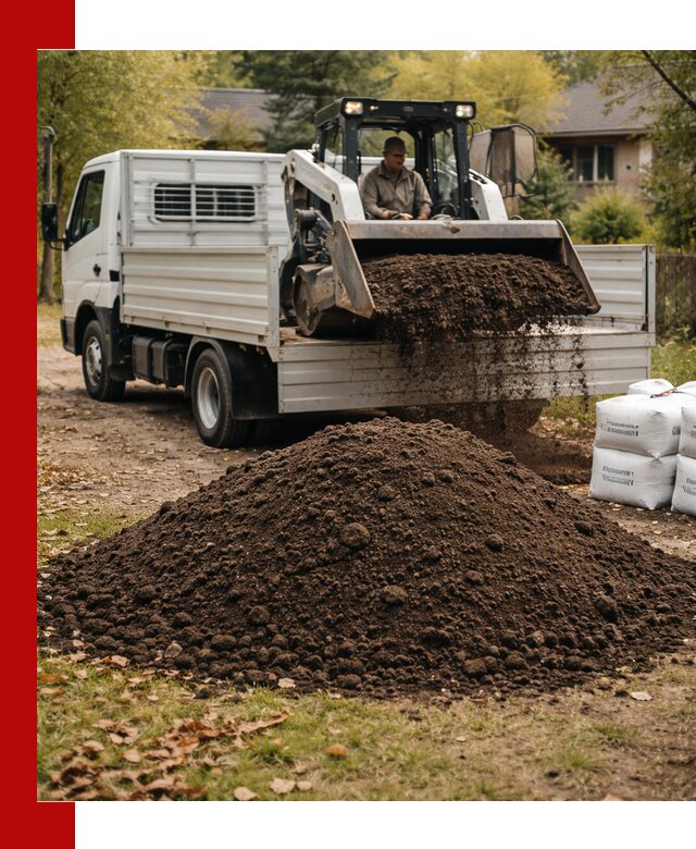 Доставка садовой земли в больших объёмах в Краснодаре