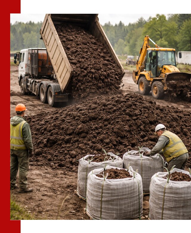 Доставка нейтрального торфа в Краснодаре оптом и в розницу