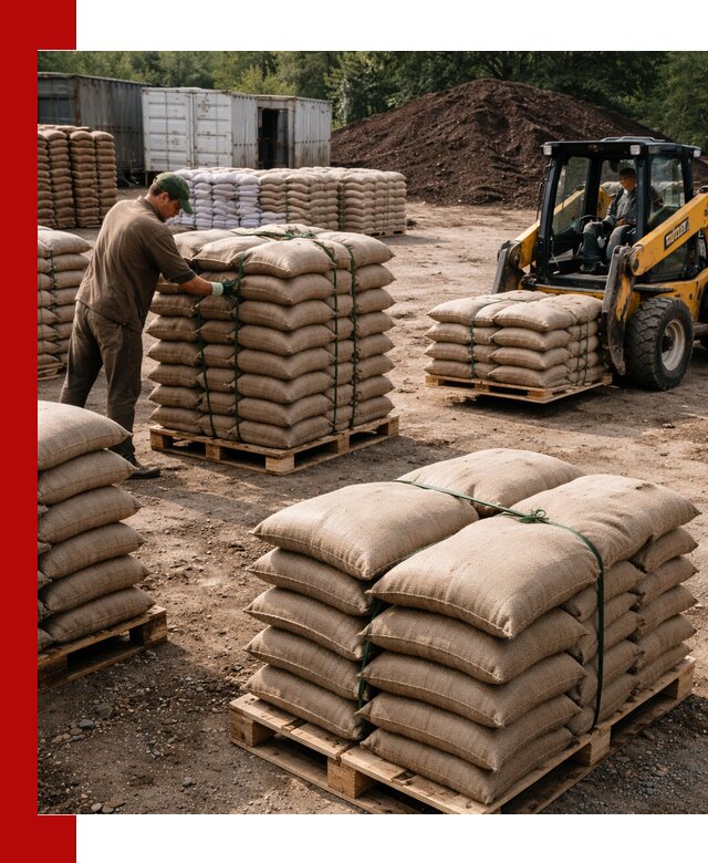 Доставка торфа в мешках по выгодным ценам в Краснодаре