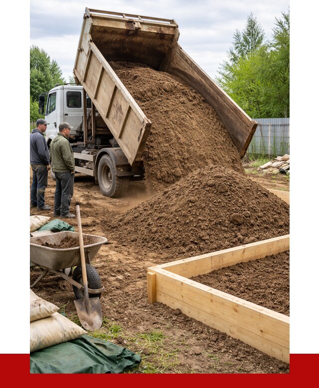 Торфо песчаная смесь в Краснодаре с доставкой от 1909 р. | ПРОНЕРУДКсд
