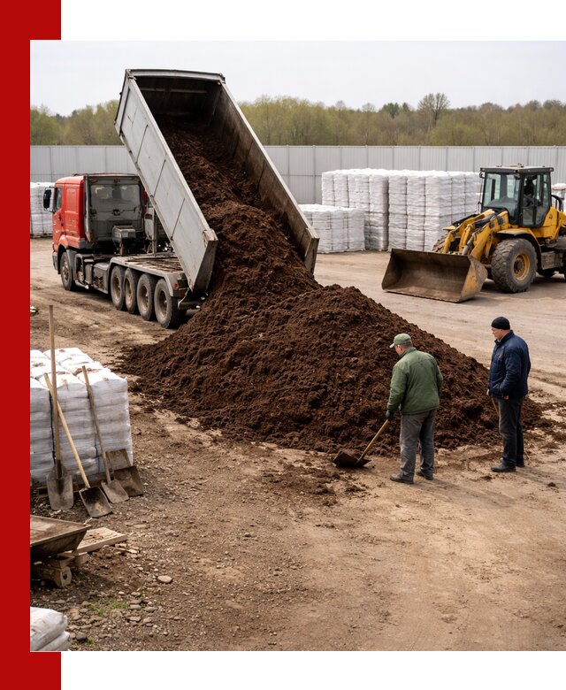 Доставка торфяных смесей оптом и в розницу в Краснодаре