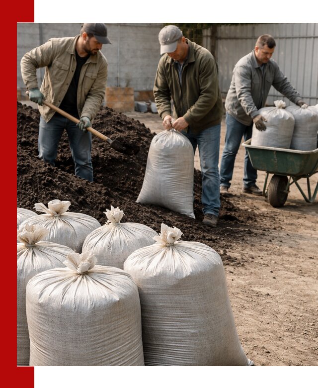 Купить чернозем в мешках с доставкой в Краснодаре