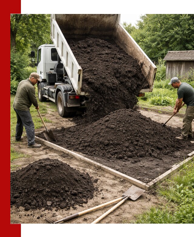 Купить чистый чернозем для огорода с доставкой в Краснодаре