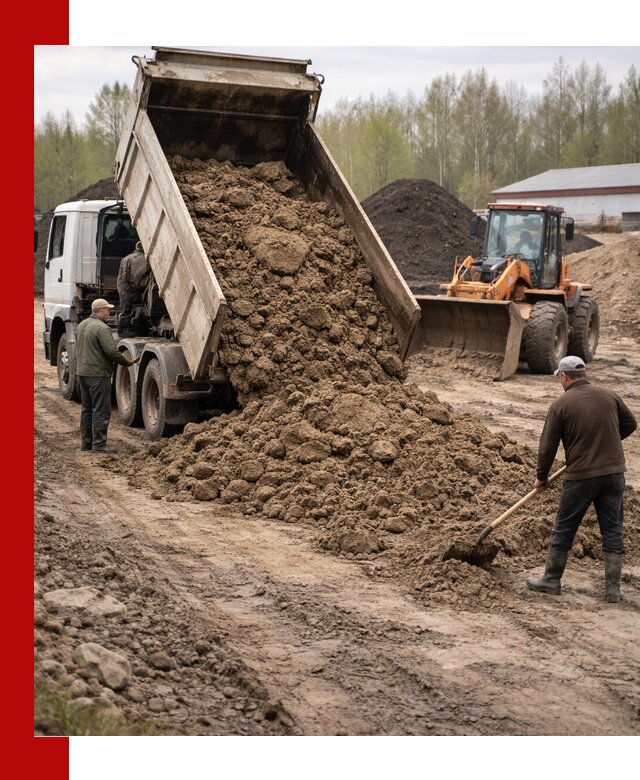 Доставка глин и суглинков в Краснодаре оптом и вкрай