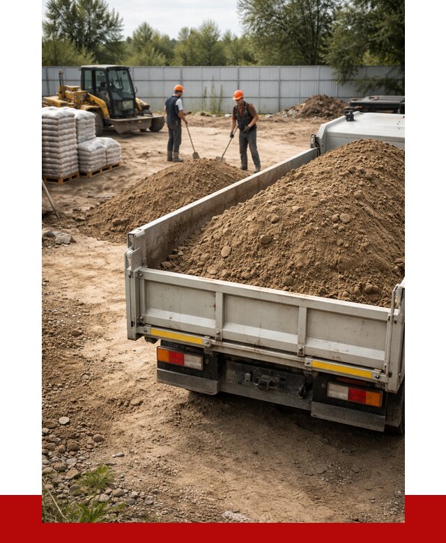 Супесь с доставкой в Краснодаре от 2528 р. за куб | ПРОНЕРУДКсд