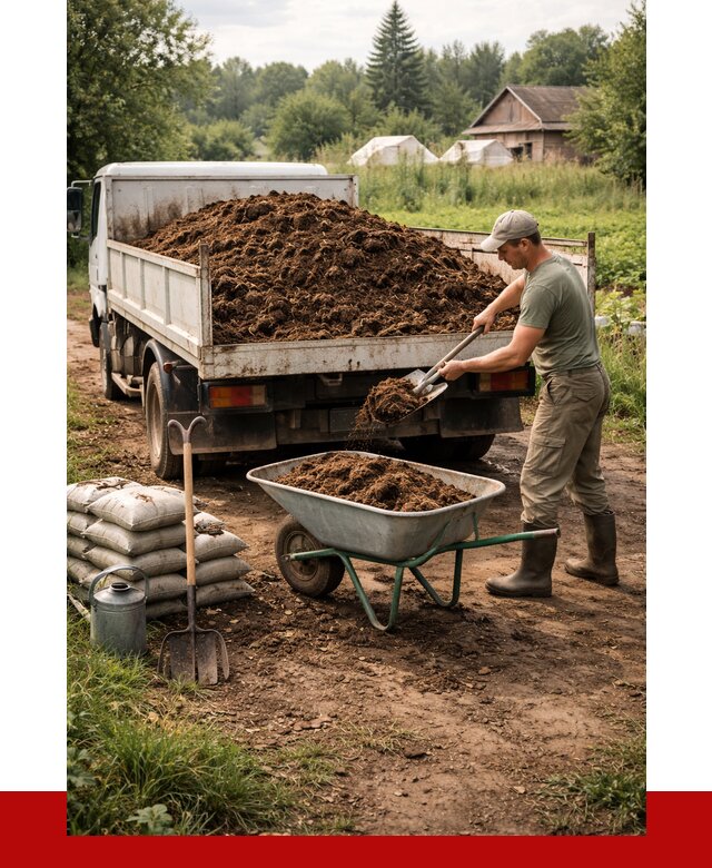 Купить коровий навоз с доставкой в Краснодаре от 1857 р. | ПРОНЕРУДКсд