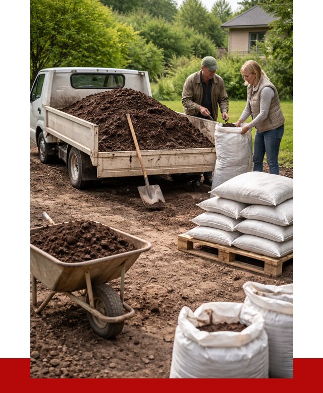 Перегной в мешках с доставкой в Краснодаре от 2270 р. | ПРОНЕРУДКсд