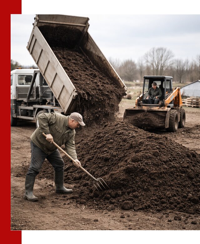 Доставка и продажа перегноя в Краснодаре быстро и дешево