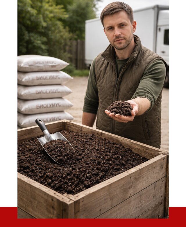 Купить биогумус в Краснодаре с доставкой от 8771 р. за куб | ПРОНЕРУДКсд