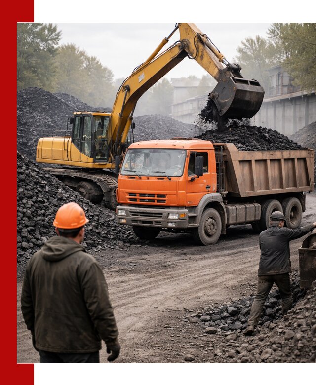 Доставка угля автотранспортом в Краснодаре быстро и выгодно