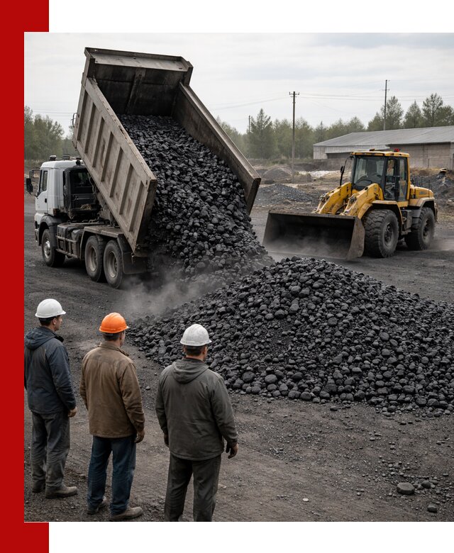Доставка угля антрацита в Краснодаре с самосвалами и погрузкой