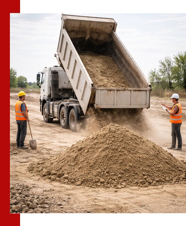 Доставка самосвалом 15 кубов в Краснодаре за город и по городу