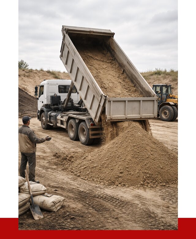 Доставка самосвалом 20 кубов в Краснодаре от 7739 р. | ПРОНЕРУДКсд