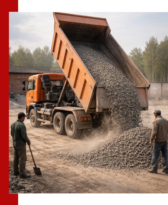 Доставка самосвалом 20 м3 в Краснодаре быстро и надежно