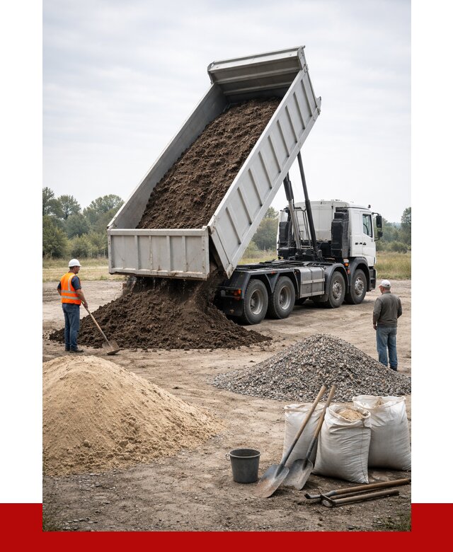 Доставка самосвалом 30 кубов в Краснодаре от 8771 р. | ПРОНЕРУДКсд