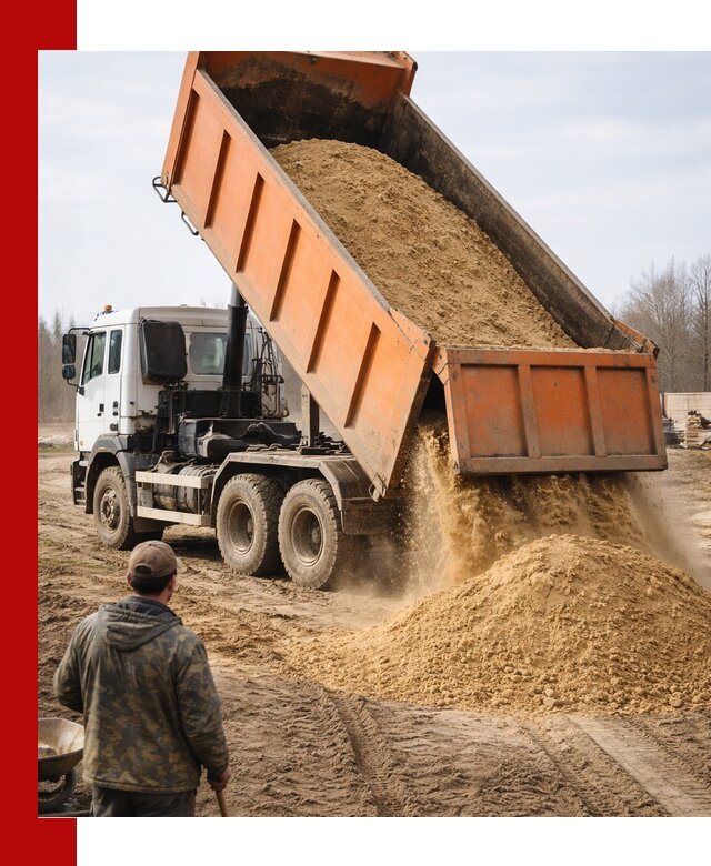 Аренда самосвала 20 тонн для перевозки грузов в Краснодаре