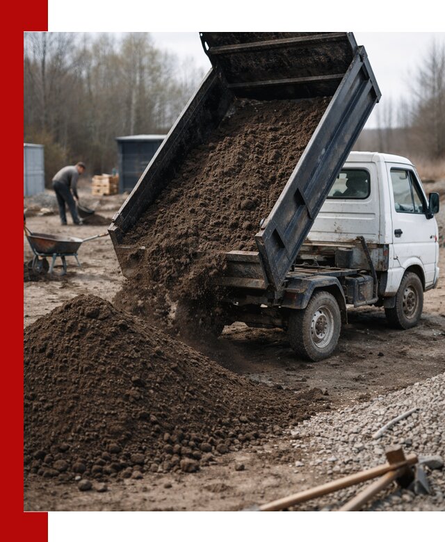 Аренда минисамосвала в Краснодаре для доставки сыпучих материалов