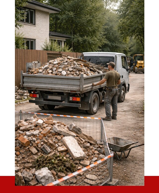 Вывоз строительного мусора с погрузкой в Краснодаре от 7739 р | ПРОНЕРУДКсд