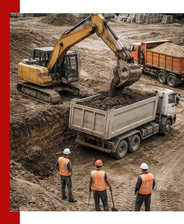 Разработка грунта для строительства и благоустройства в Краснодаре