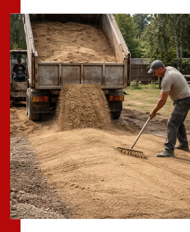 Отсыпка участка песком в Краснодаре быстро и качественно