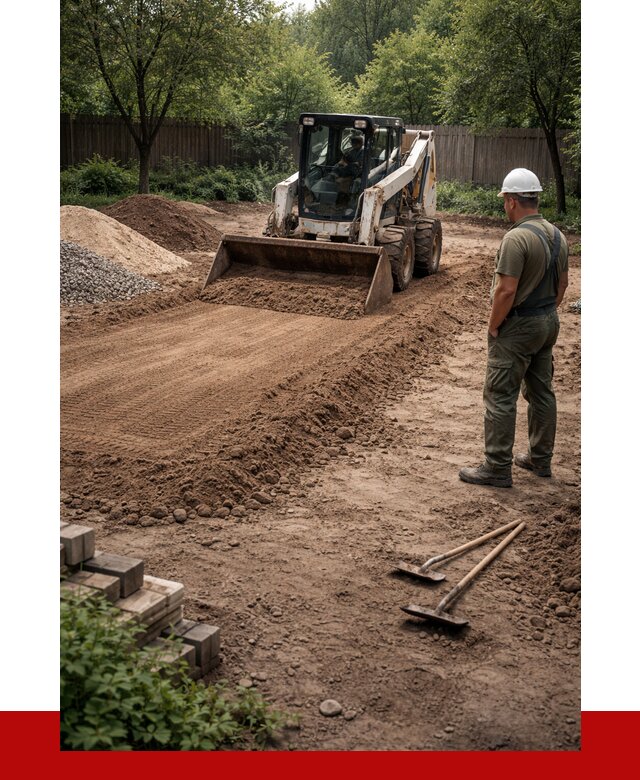 Выравнивание участка под ключ в Краснодаре от 3612 р. | ПРОНЕРУДКсд