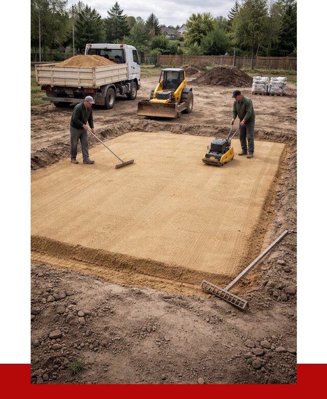 Устройство песчаной подушки в Краснодаре от 4644 р. ПРОНЕРУДКсд